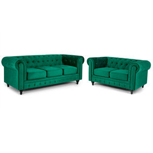 Green color sofa deals set